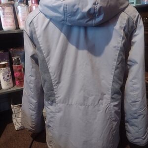 Women's Gray Hooded Jacket